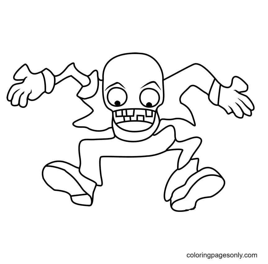 Desenhos de Plants Vs Zombies Para Colorir 127
