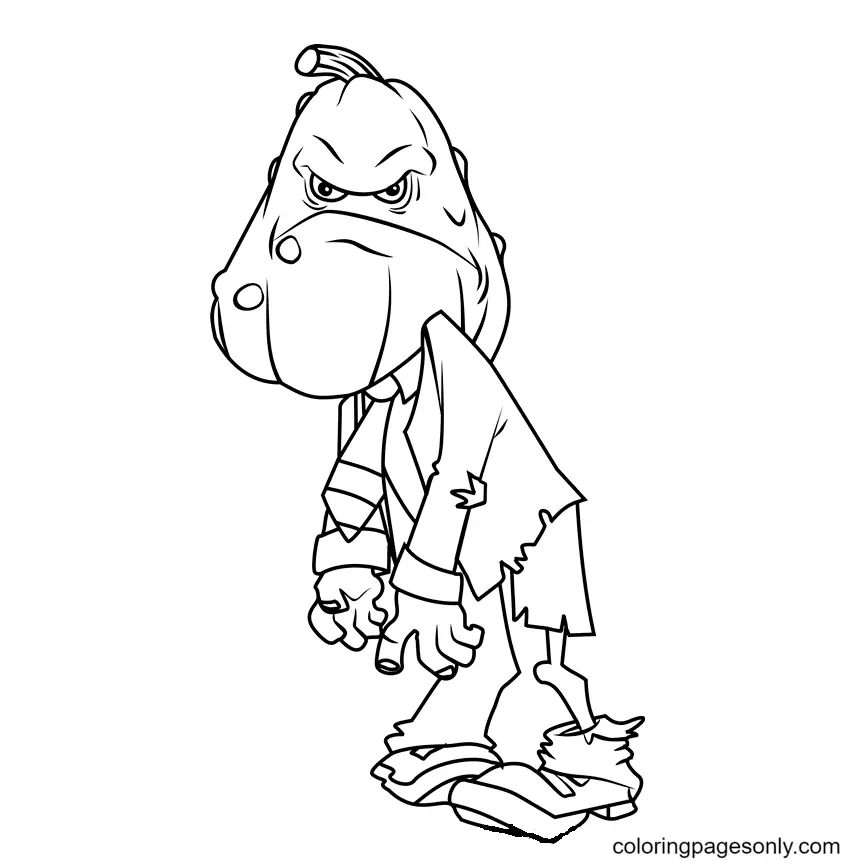 Plants vs Zombies Coloring Pages 138