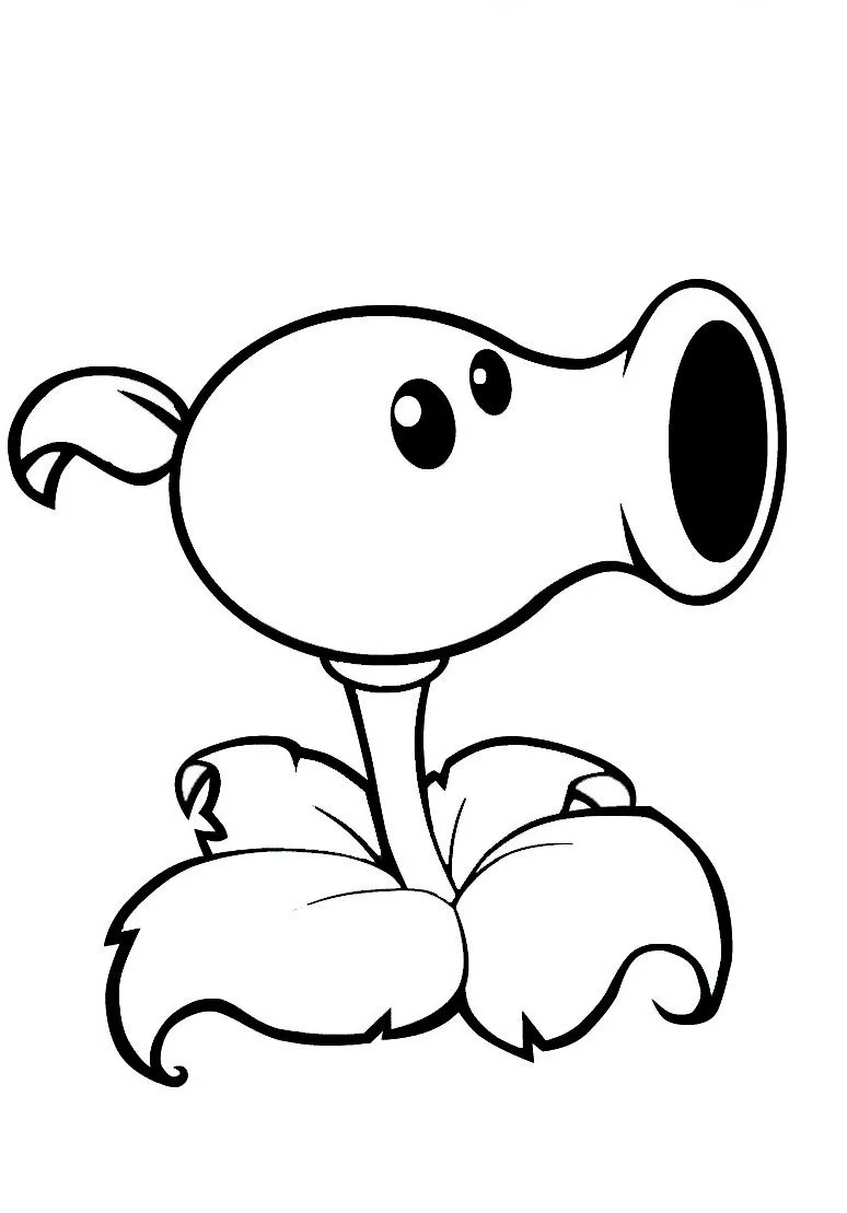 Plants vs Zombies Coloring Pages 19