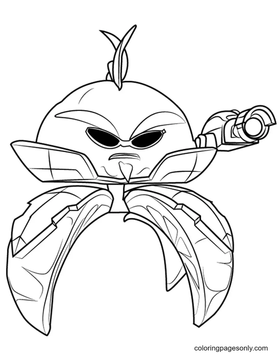 Desenhos de Plants Vs Zombies Para Colorir 3