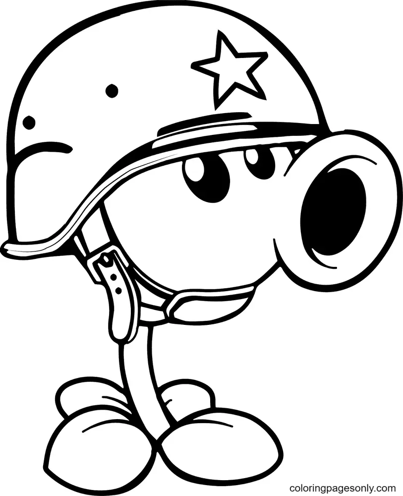 Plants vs Zombies Coloring Pages 53