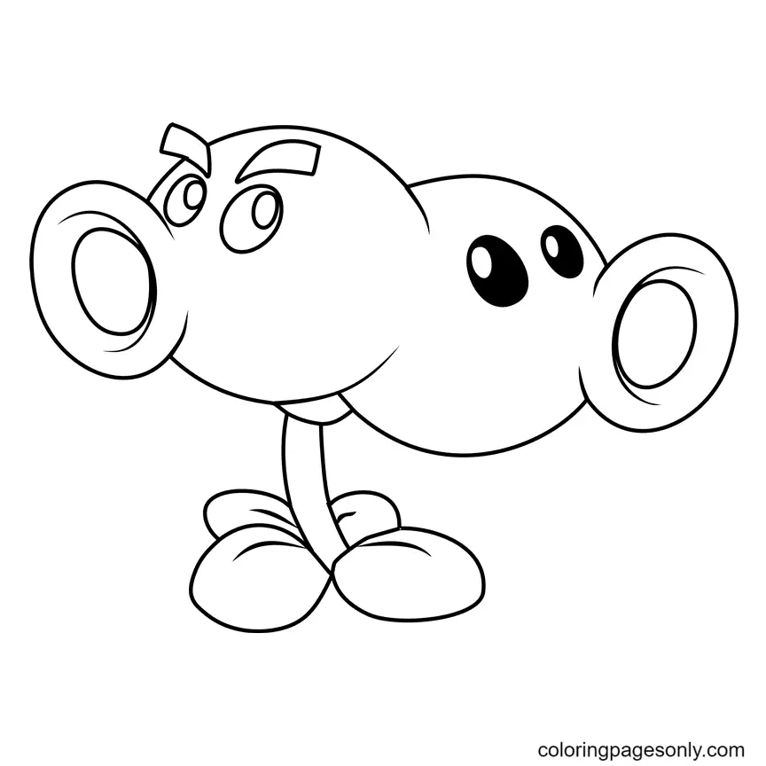 Plants vs Zombies Coloring Pages 70