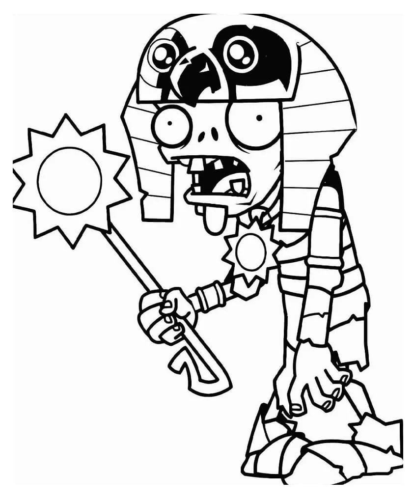 Plants vs Zombies Coloring Pages 9