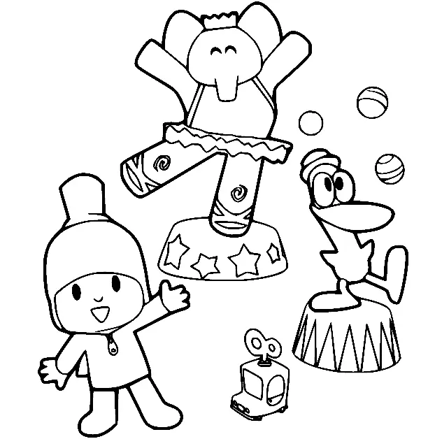 Pocoyo Ausmalbilder 14