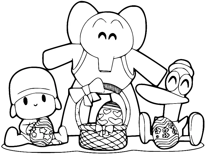 Pocoyo Para Colorear 2