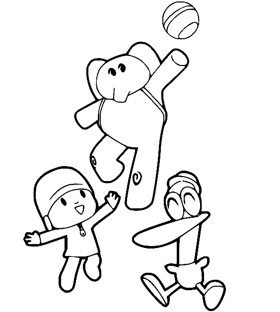 Pocoyo Ausmalbilder 20