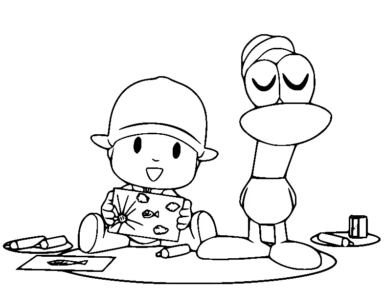 Pocoyo Ausmalbilder 27