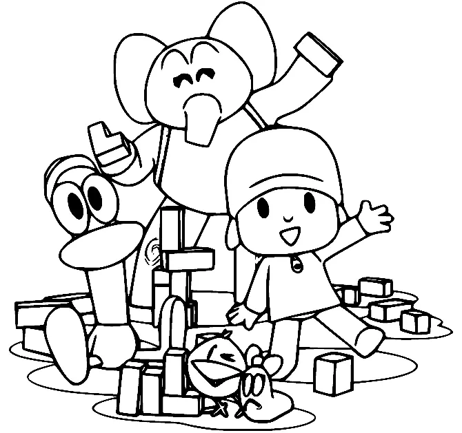 Pocoyo Ausmalbilder 35