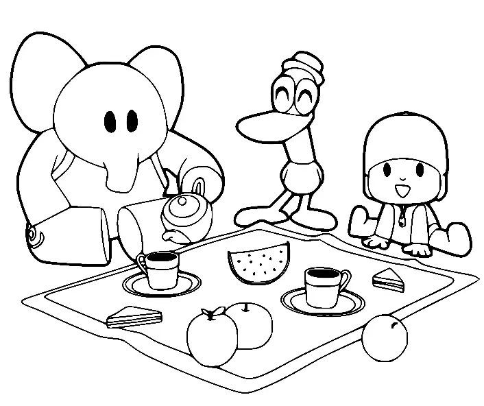 Pocoyo Ausmalbilder 5