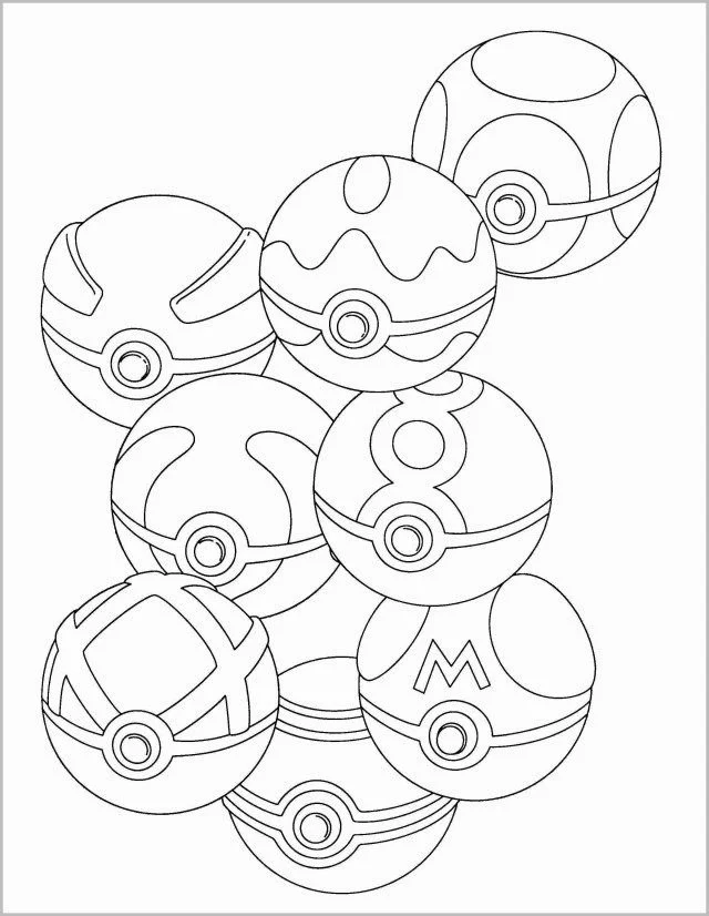 Pokeball Ausmalbilder 6
