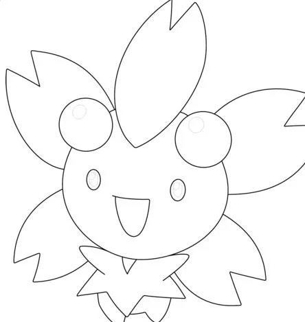 Desenhos de personagens Pokemon Para Colorir 140