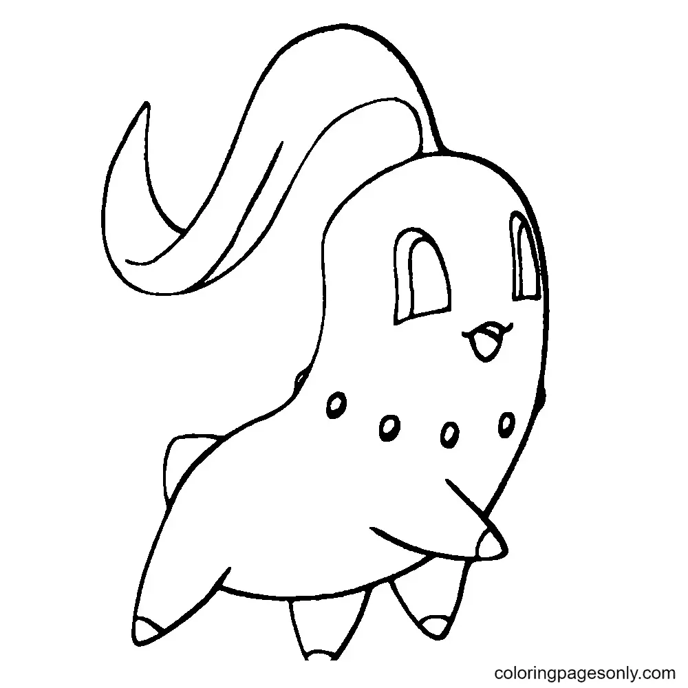 Desenhos de personagens Pokemon Para Colorir 151
