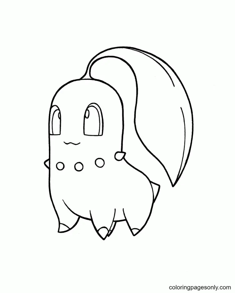 Desenhos de personagens Pokemon Para Colorir 152