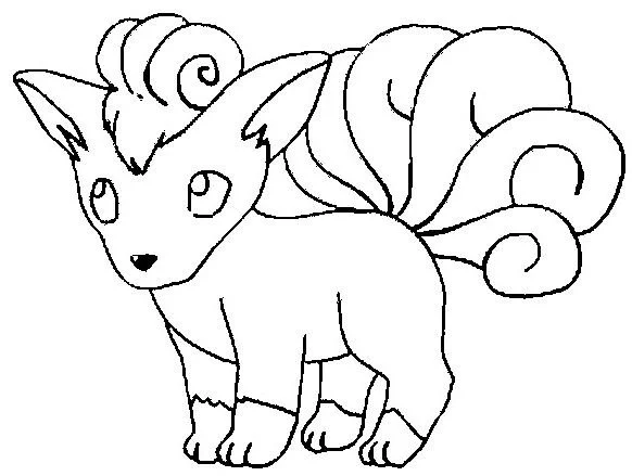 Desenhos de personagens Pokemon Para Colorir 16