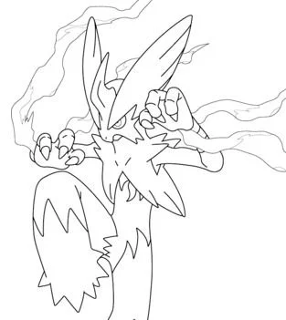Desenhos de personagens Pokemon Para Colorir 235
