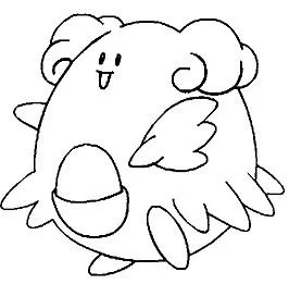 Desenhos de personagens Pokemon Para Colorir 243