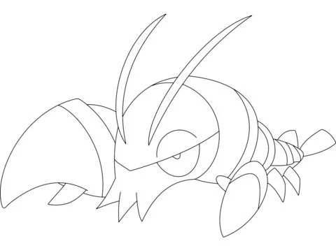 Desenhos de personagens Pokemon Para Colorir 244