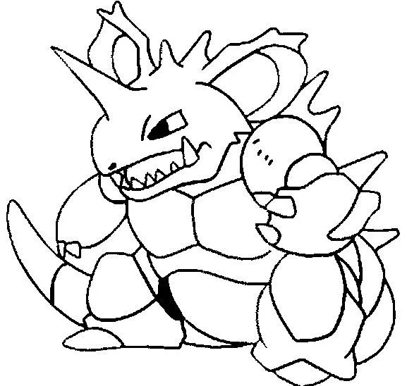 Desenhos de personagens Pokemon Para Colorir 265