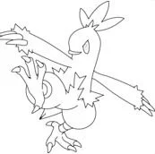 Desenhos de personagens Pokemon Para Colorir 286