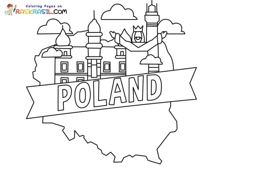 Desenhos de Polonia Para Colorir 11