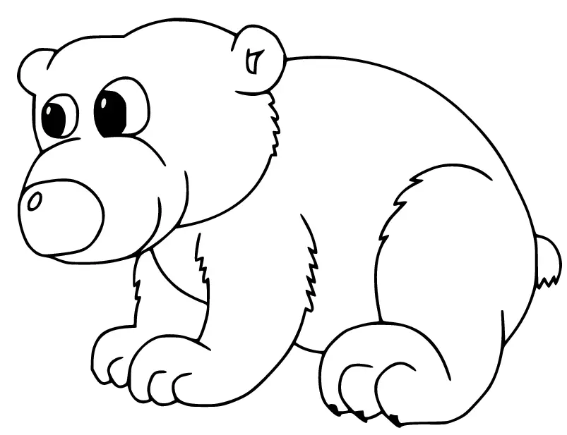 Polar Bear Coloring Pages 47