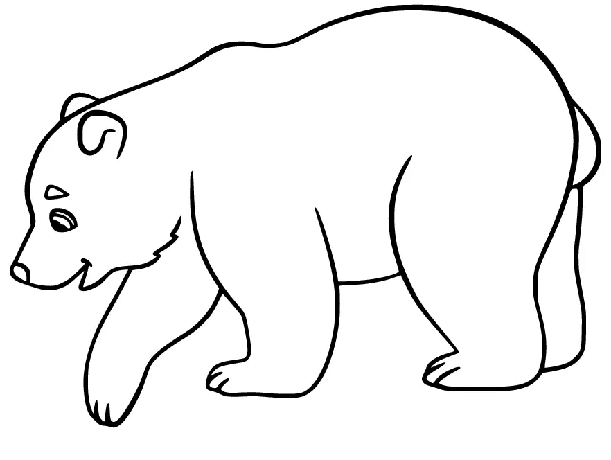 Polar Bear Coloring Pages 8