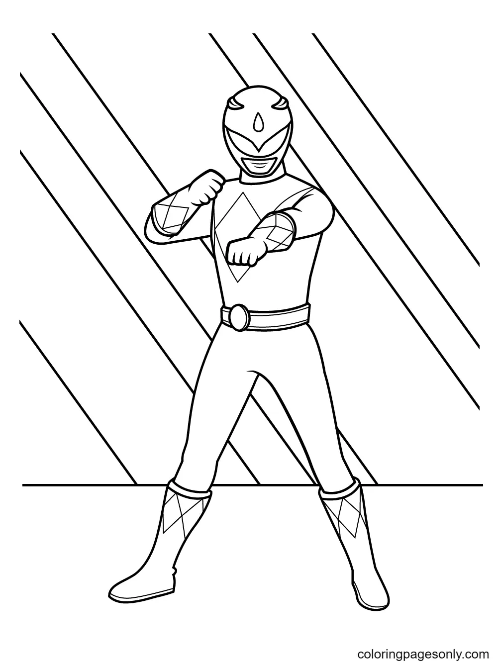 Power Rangers Coloring Pages 11