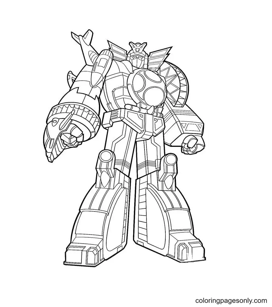 Power Rangers Coloring Pages 17