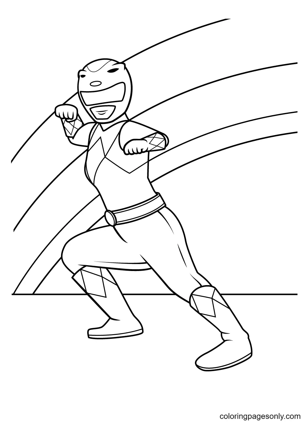 Power Rangers Coloring Pages 18