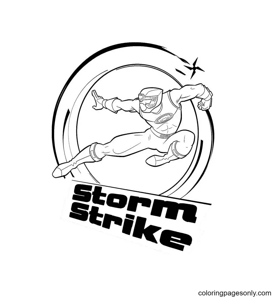 Power Rangers Coloring Pages 2