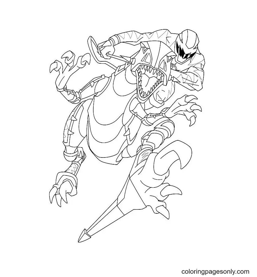 Power Rangers Coloring Pages 28