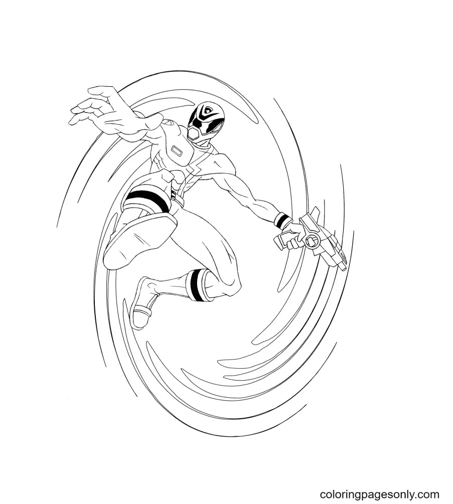 Power Rangers Coloring Pages 36