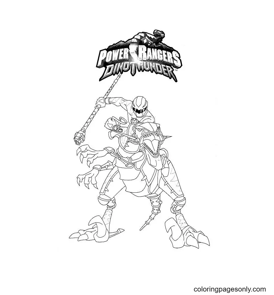 Power Rangers Coloring Pages 4