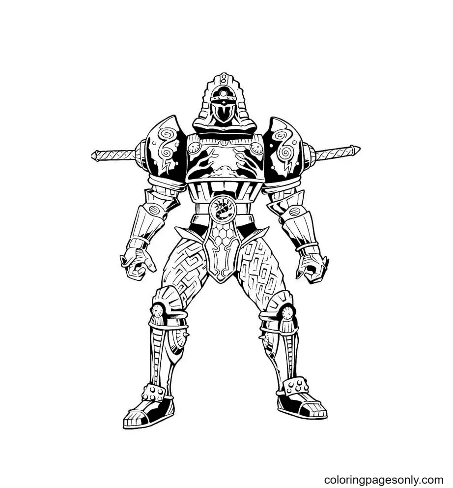Power Rangers Coloring Pages 40