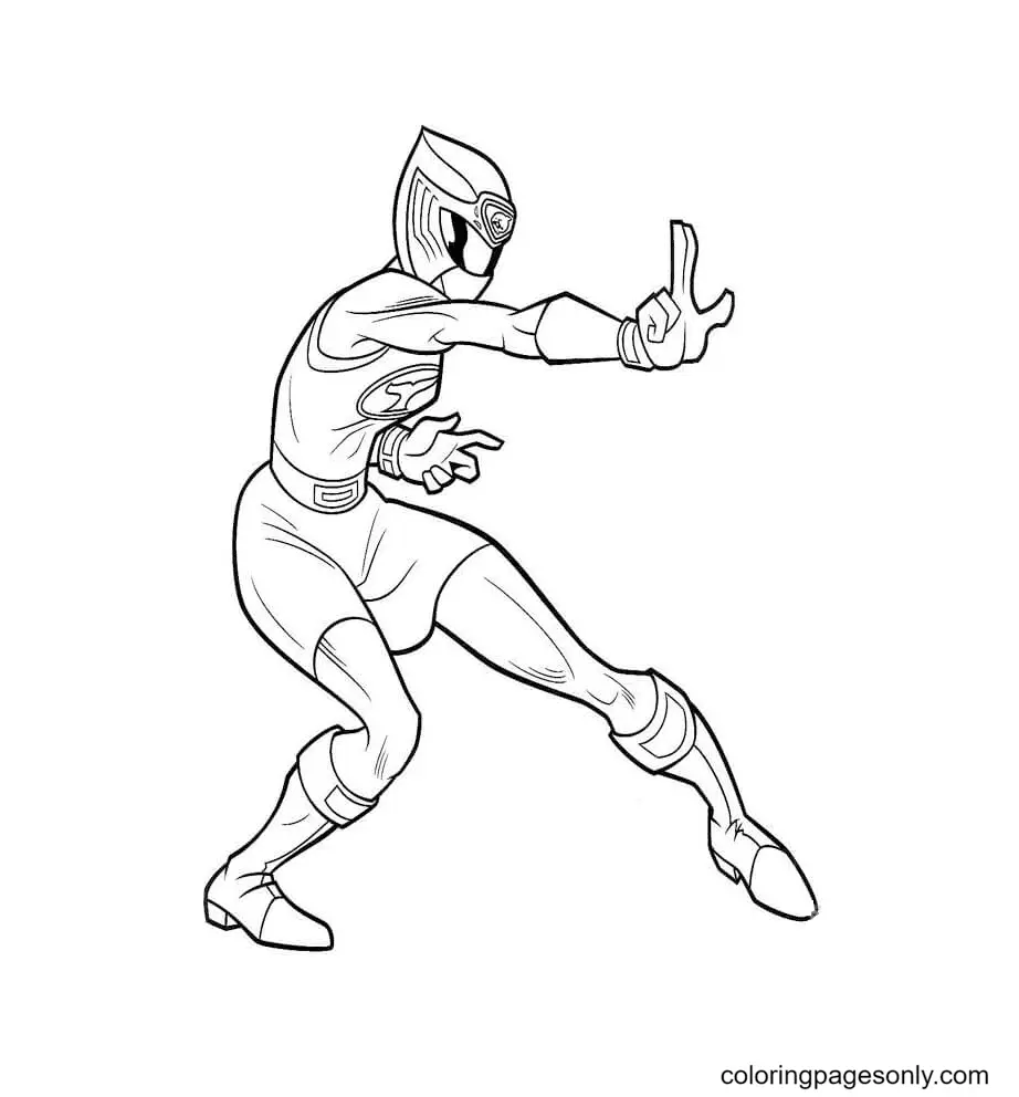 Power Rangers Coloring Pages 41