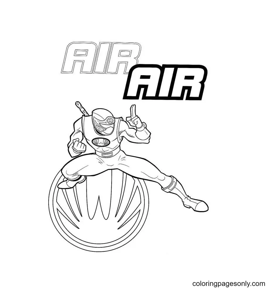 Power Rangers Coloring Pages 48
