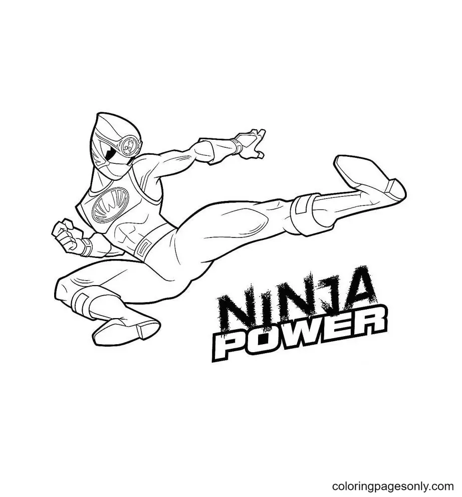 Desenhos de Power Rangers Para Colorir 50