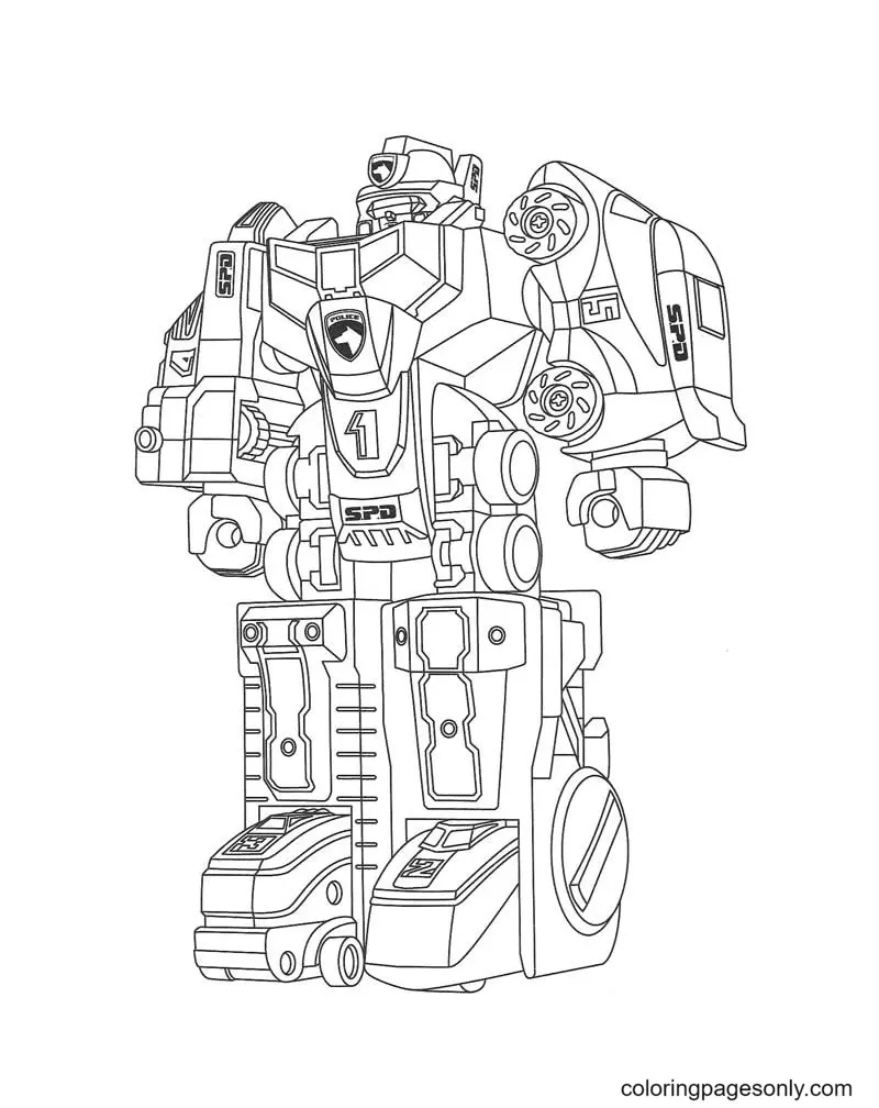 Power Rangers Coloring Pages 55