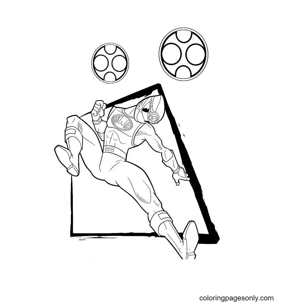Power Rangers Coloring Pages 63