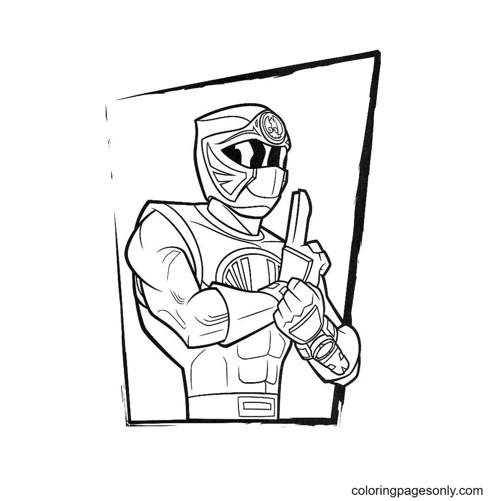 Power Rangers Coloring Pages 66