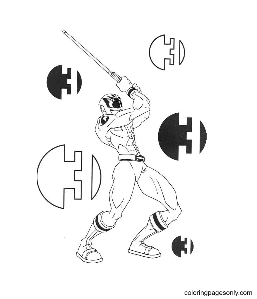 Desenhos de Power Rangers Para Colorir 68