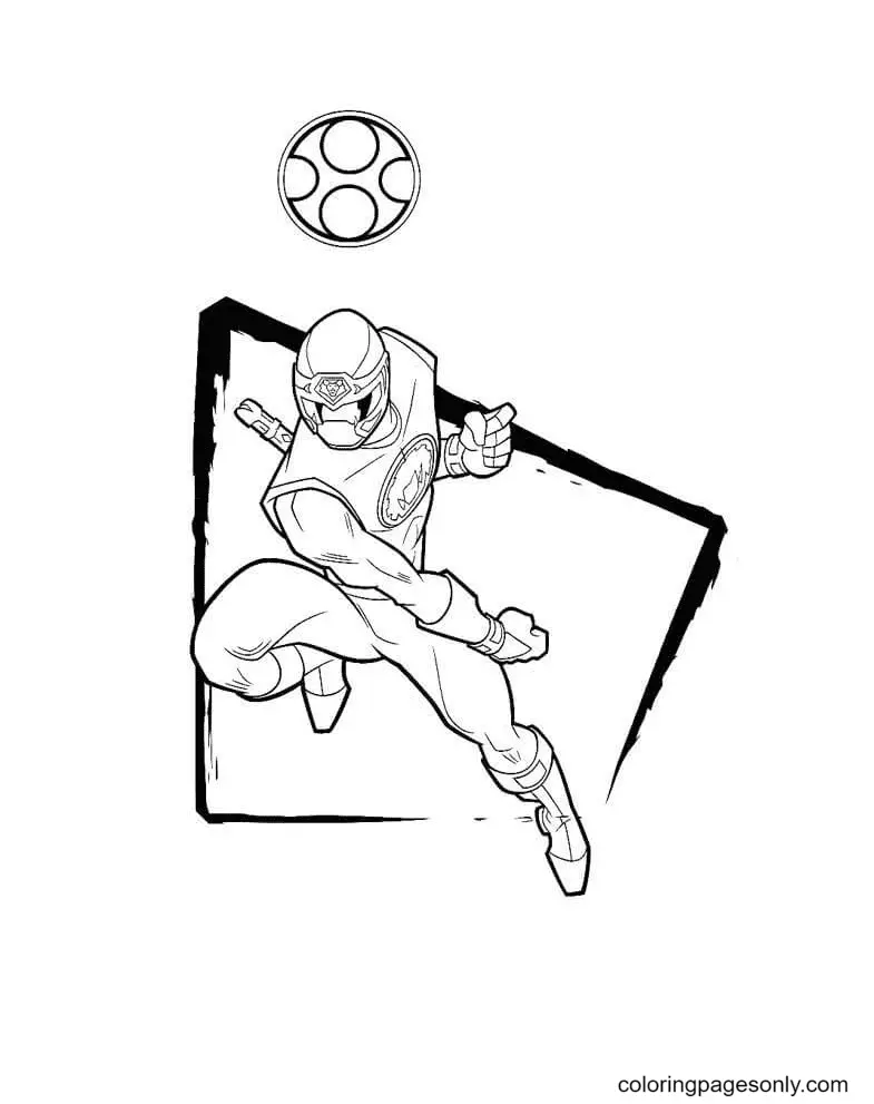 Desenhos de Power Rangers Para Colorir 74