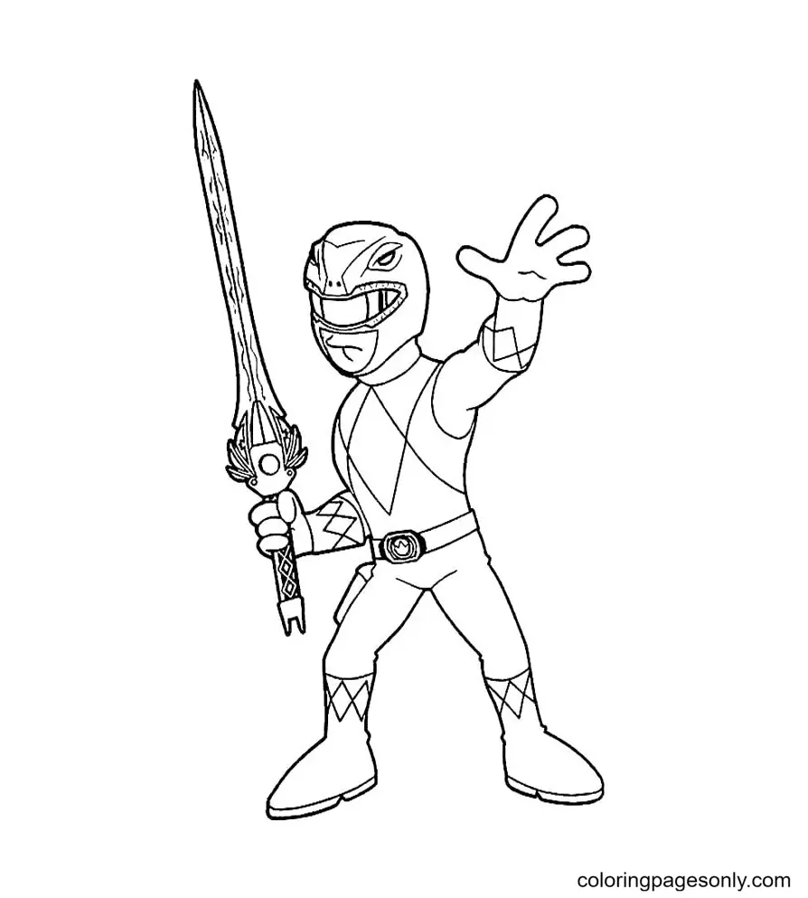 Power Rangers Ausmalbilder 8