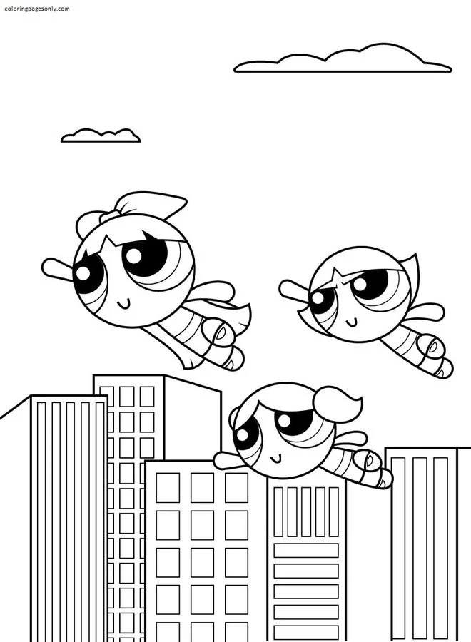 Powerpuff Girls Ausmalbilder 2
