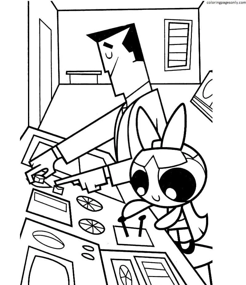 Desenhos de Meninas Superpoderosas Para Colorir 49