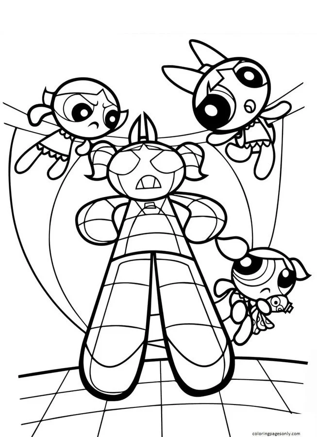 Powerpuff Girls Coloring Pages 50