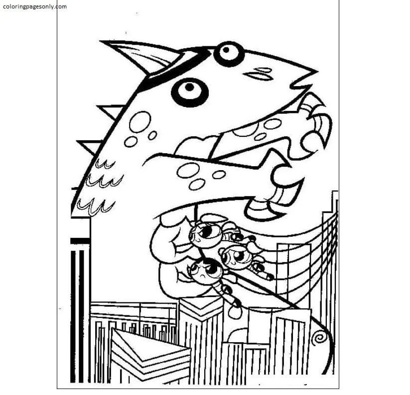 Powerpuff Girls Coloring Pages 51