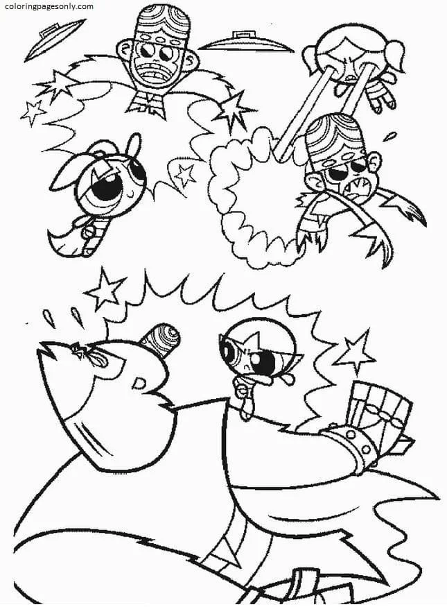 Powerpuff Girls Coloring Pages 55