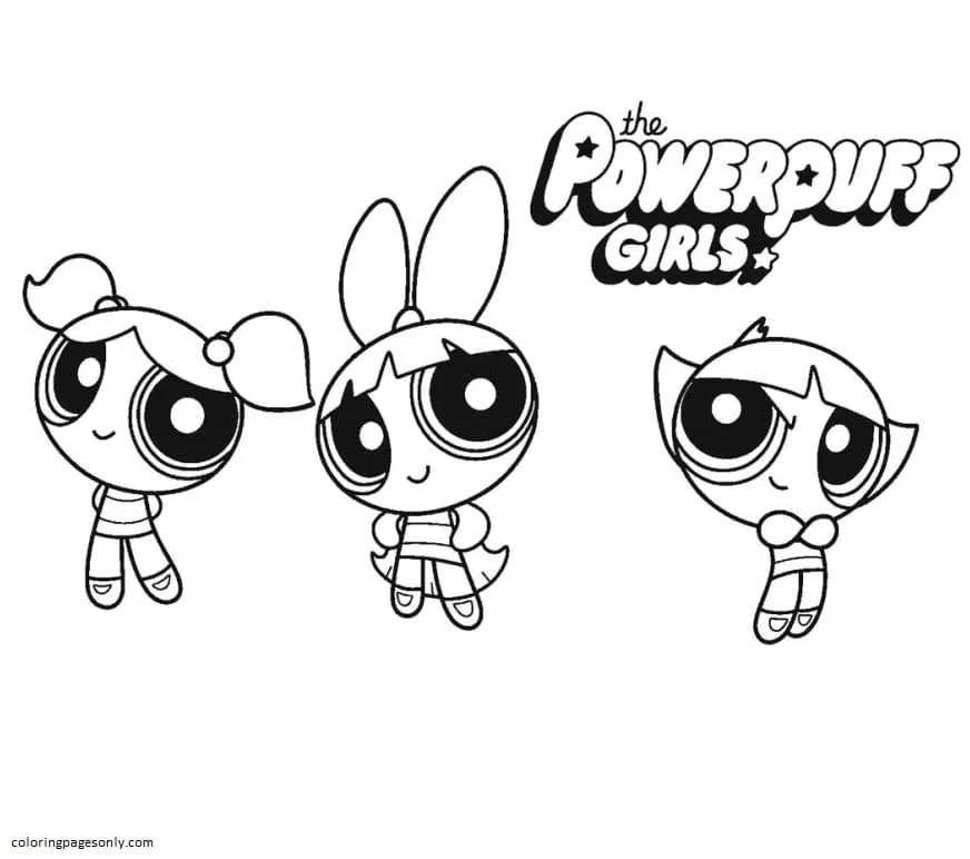 Powerpuff Girls Coloring Pages 6