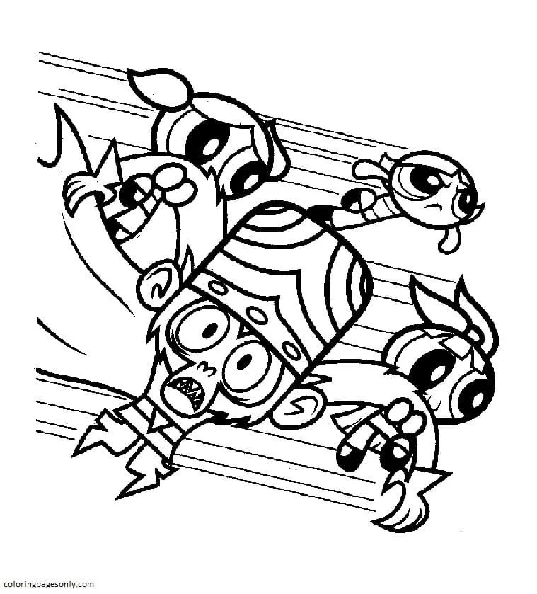 Powerpuff Girls Ausmalbilder 65